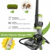 Spazzolatrice Green Cleaner Design Pro per la pulizia dell’erba sintetica. Aspira, lava e rimuove lo sporco in un solo passaggio, con detergente in omaggio.